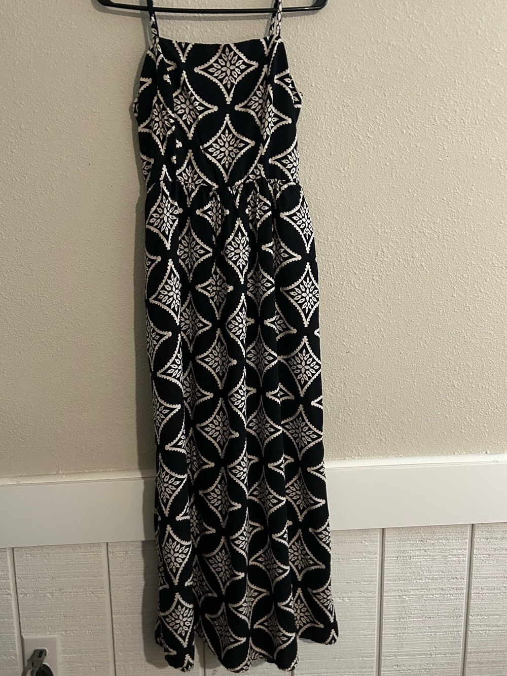Lily Rose Geometric Printed Maxi Dress🖤✨